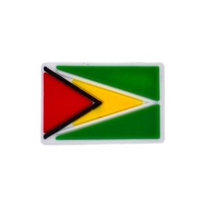 Guyanese Flag Croc Charm | Guyana Jibbitz |  Shoe Charm | Bracelet Charm